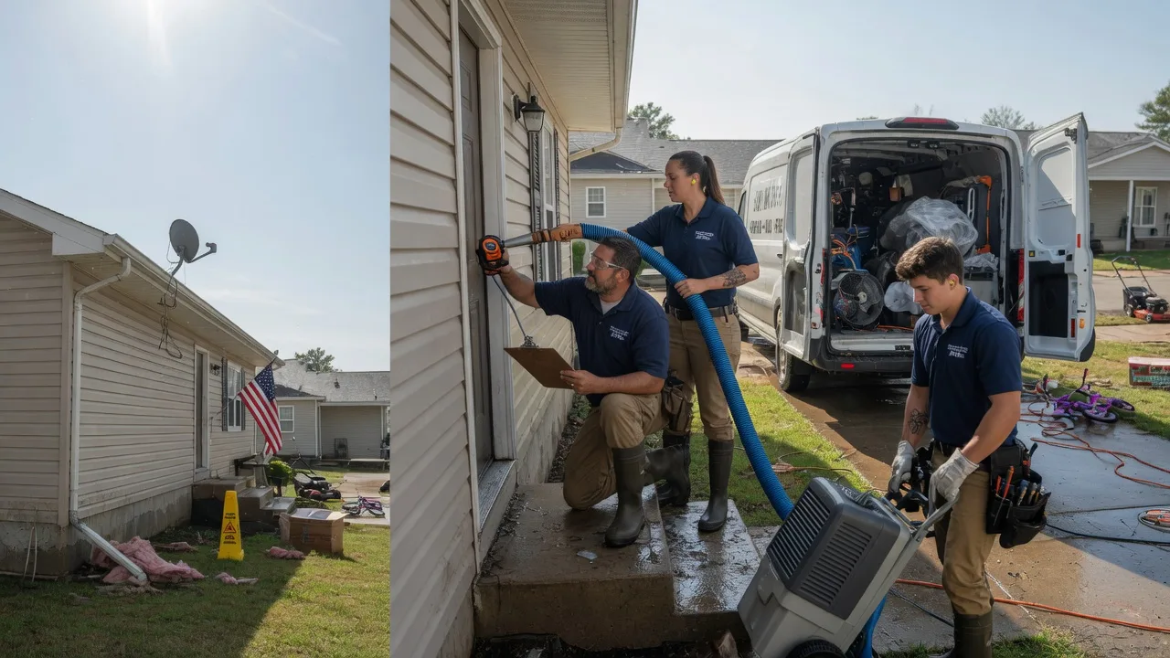 Ceiling Water Damage Restoration in Marlin, TX near me
